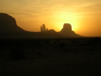 Mont Hombori - Coucher de soleil - Autre Mali